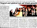 Hohenloher Zeitung 2. April 2003