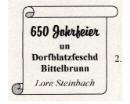 Lore Steinbach: 650 Jahre Büttelbronn